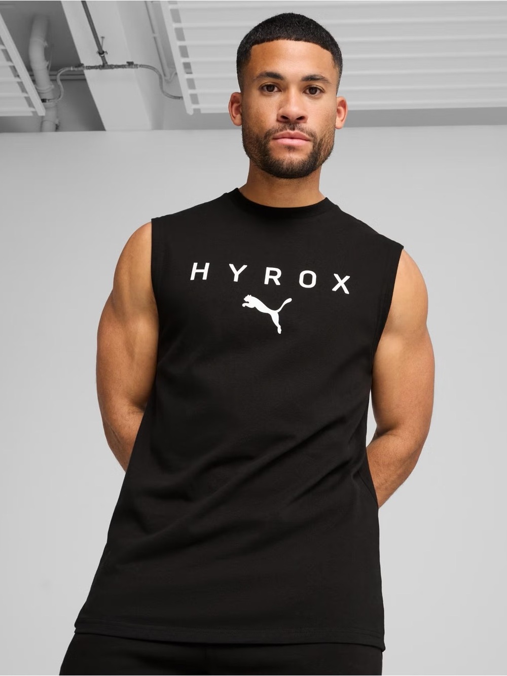 Puma x HYROX Cutoff Tank Black Sz. M NWT